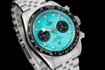 Black Bay Chrono M79360N SS ZF 1:1 Best Edition Tiffany Blue Dial On SS Bracelet DD7750 - Image 2
