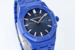 Royal Oak 15500 Blue Ceramic APSF 1:1 Best Edition Blue Dial On Blue Ceramic Bracelet SA4302 Super Clone - Image 2
