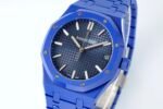 Royal Oak 15500 Blue Ceramic APSF 1:1 Best Edition Blue Dial On Blue Ceramic Bracelet SA4302 Super Clone - Image 3