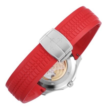 Aquanaut 5167 SS 3KF Best Edition Gray Dial On Red Rubber Strap A324 Super Clone V2 - Image 9