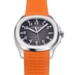 Aquanaut 5968 SS YLF Best Edition Gray Dial on Orange Rubber Strap A520 - Image 3