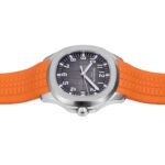 Aquanaut 5968 SS YLF Best Edition Gray Dial on Orange Rubber Strap A520 - Image 7