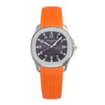 Aquanaut 5968 SS YLF Best Edition Gray Dial on Orange Rubber Strap A520