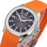 Aquanaut 5968 SS YLF Best Edition Gray Dial on Orange Rubber Strap A520 - Image 5