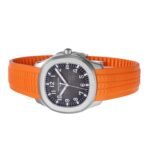 Aquanaut 5968 SS YLF Best Edition Gray Dial on Orange Rubber Strap A520 - Image 6