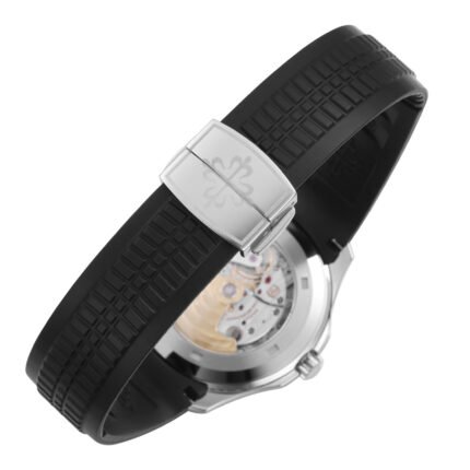 Aquanaut 5167 SS 3KF Best Edition Gray Dial on Black Rubber Strap A324 Super Clone V2 - Image 9