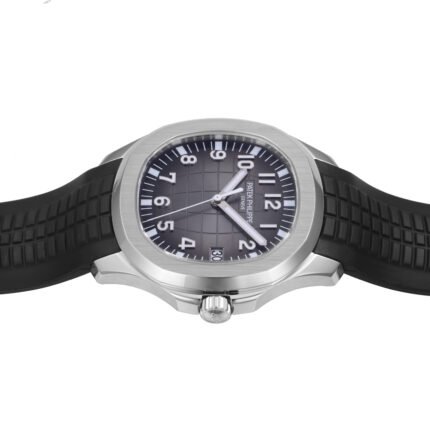 Aquanaut 5167 SS 3KF Best Edition Gray Dial on Black Rubber Strap A324 Super Clone V2 - Image 7