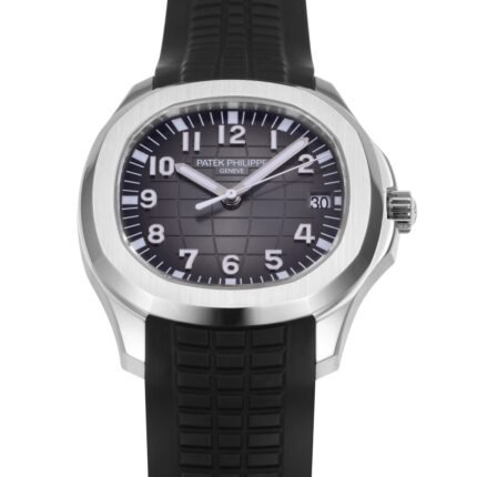 Aquanaut 5167 SS 3KF Best Edition Gray Dial on Black Rubber Strap A324 Super Clone V2 - Image 3