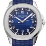 Aquanaut 5168G 42mm SS 3KF 1:1 Best Edition Blue Dial on Blue Rubber Strap A324 Super Clone V2 - Image 2