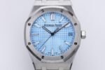 Royal Oak 41mm 15510 SS ZF 1:1 Best Edition Light Blue Textured Dial On SS Bracelet A4302 - Image 2