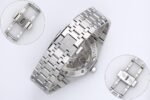 Royal Oak 41mm 15510 SS ZF 1:1 Best Edition Light Blue Textured Dial On SS Bracelet A4302 - Image 9