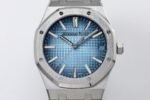 Royal Oak 41mm 15510 SS ZF 1:1 Best Edition Blue Ombre Textured Dial On SS Bracelet A4302 - Image 3