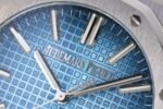 Royal Oak 41mm 15510 SS ZF 1:1 Best Edition Blue Ombre Textured Dial On SS Bracelet A4302 - Image 4