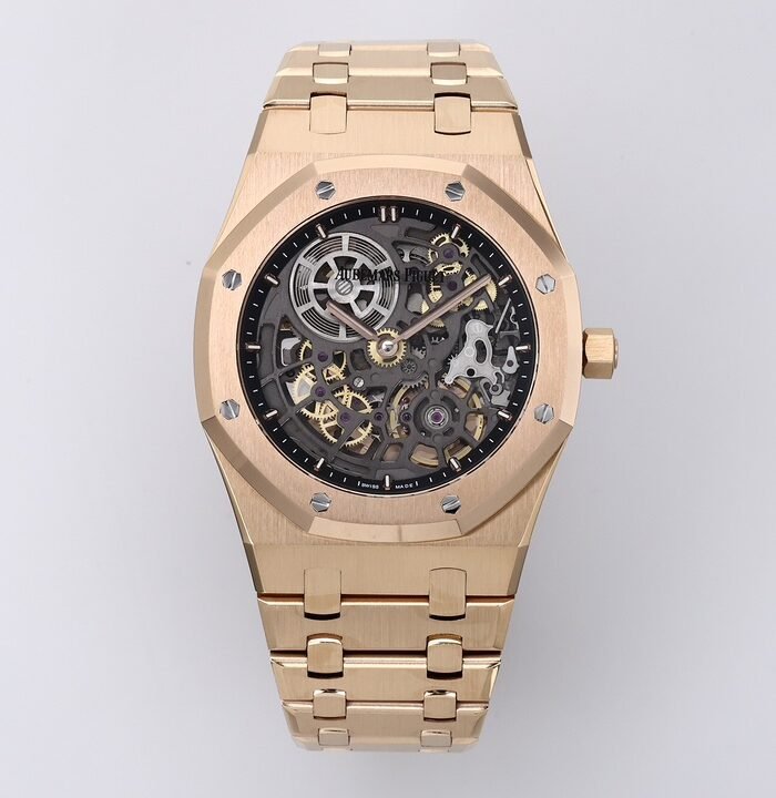 Royal Oak 41mm Openworked 15407 RG THBF 1:1 Best Edition on RG Bracelet SA3132