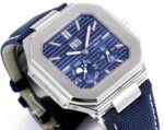Cubitus 5822 SS HLF Best Edition Blue Dial On SS Bracelet Super Clone Asian 240 - Image 3