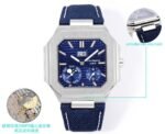 Cubitus 5822 SS HLF Best Edition Blue Dial On SS Bracelet Super Clone Asian 240