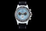 Daytona DIW Porsche 911 S/T White Carbon SONIC 1:1 Best Edition Blue Dial on Black Nylon Strap SA4130