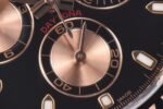Daytona 116515 BTF 1:1 Best Edition Black/RG Dial on Oysterflex Rubber Strap SA4130 V2 - Image 3
