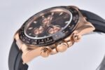Daytona 116515 BTF 1:1 Best Edition Black/RG Dial on Oysterflex Rubber Strap SA4130 V2 - Image 4