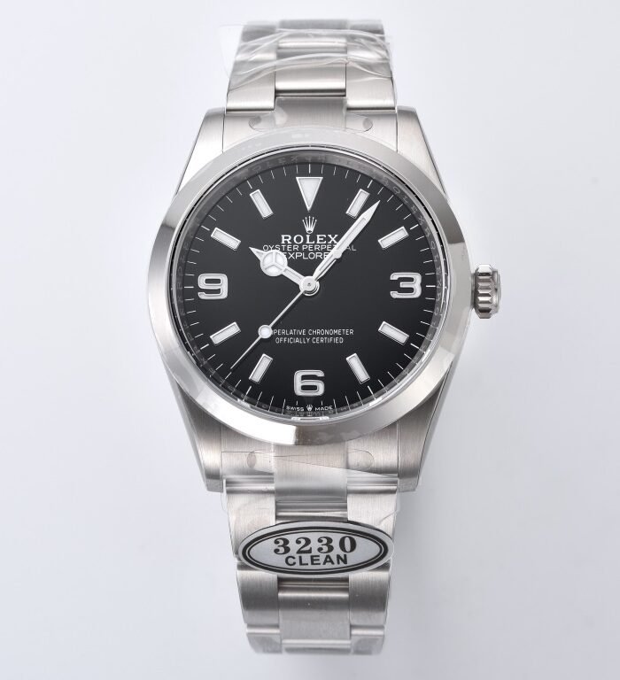 Explorer 124270 36mm 904L SS VSF 1:1 Best Edition Black Dial On 904L SS Bracelet VS3230