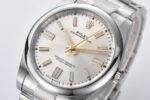Oyster Perpetual 41mm 124300 904L VSF 1:1 Best Edition Silver Dial on SS Bracelet VS3230 - Image 3