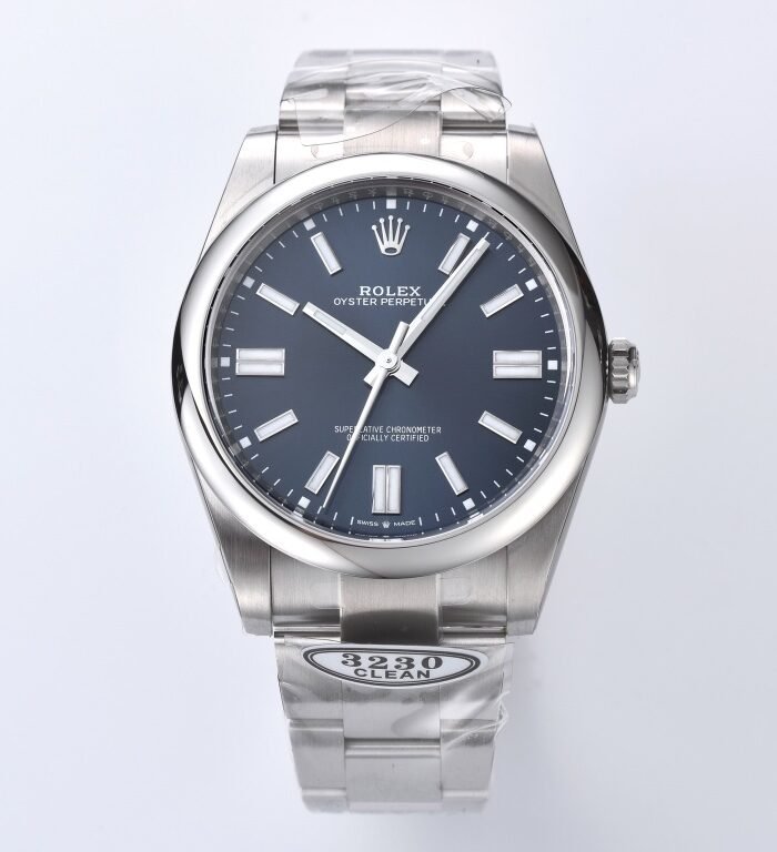 Oyster Perpetual 41mm 124300 904L VSF 1:1 Best Edition Blue Dial on SS Bracelet VS3230