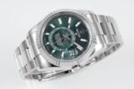 Sky-Dweller 326934 904L SS ZF 1:1 Best Edition Green Dial on SS Bracelet Asian 2824 - Image 6
