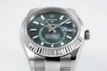 Sky-Dweller 326934 904L SS ZF 1:1 Best Edition Green Dial on SS Bracelet Asian 2824 - Image 4