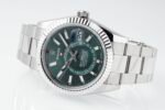 Sky-Dweller 326934 904L SS ZF 1:1 Best Edition Green Dial on SS Bracelet Asian 2824 - Image 5