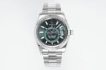 Sky-Dweller 326934 904L SS ZF 1:1 Best Edition Green Dial on SS Bracelet Asian 2824