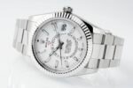 Sky-Dweller 326934 904L SS ZF 1:1 Best Edition White Dial on SS Bracelet Asian 2824 - Image 4