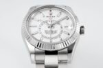 Sky-Dweller 326934 904L SS ZF 1:1 Best Edition White Dial on SS Bracelet Asian 2824 - Image 3