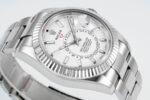 Sky-Dweller 326934 904L SS ZF 1:1 Best Edition White Dial on SS Bracelet Asian 2824 - Image 5