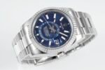 Sky-Dweller 326934 904L SS ZF 1:1 Best Edition Blue Dial on SS Bracelet Asian 2824 - Image 7