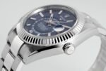 Sky-Dweller 326934 904L SS ZF 1:1 Best Edition Blue Dial on SS Bracelet Asian 2824 - Image 5