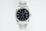 Sky-Dweller 326934 904L SS ZF 1:1 Best Edition Black Dial on SS Bracelet Asian 2824