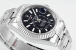 Sky-Dweller 326934 904L SS ZF 1:1 Best Edition Black Dial on SS Bracelet Asian 2824 - Image 3