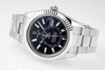 Sky-Dweller 326934 904L SS ZF 1:1 Best Edition Black Dial on SS Bracelet Asian 2824 - Image 4