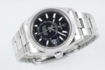 Sky-Dweller 326934 904L SS ZF 1:1 Best Edition Black Dial on SS Bracelet Asian 2824 - Image 5