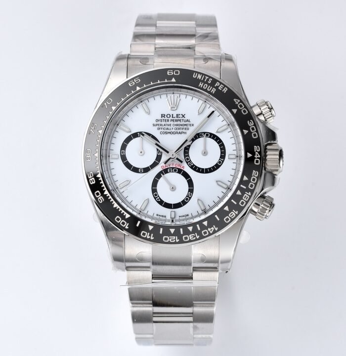Daytona 126500 UFO 904L Steel SS 1:1 Best Edition White Dial On SS Bracelet UF4131 (Free Sprung)