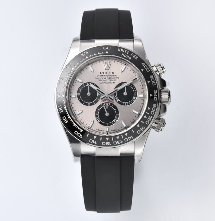 Daytona 126519 Gain Weight VSF 1:1 Best Edition SS Color Dial Black Subdial Sticks Markers on Oysterflex Strap DD4131