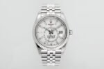 Sky-Dweller 326934 904L SS ZF 1:1 Best Edition White Dial on Jubilee Bracelet Asian 2824