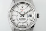 Sky-Dweller 326934 904L SS ZF 1:1 Best Edition White Dial on Jubilee Bracelet Asian 2824 - Image 2