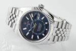Sky-Dweller 326934 904L SS ZF 1:1 Best Edition Blue Dial on Jubilee Bracelet Asian 2824 - Image 4