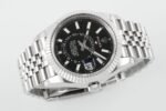 Sky-Dweller 326934 904L SS ZF 1:1 Best Edition Black Dial on Jubilee Bracelet Asian 2824 - Image 5