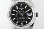 Sky-Dweller 326934 904L SS ZF 1:1 Best Edition Black Dial on Jubilee Bracelet Asian 2824 - Image 2