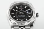 Sky-Dweller 326934 904L SS ZF 1:1 Best Edition Black Dial on Jubilee Bracelet Asian 2824 - Image 3