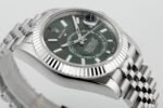 Sky-Dweller 326934 904L SS ZF 1:1 Best Edition Green Dial on Jubilee Bracelet Asian 2824 - Image 7