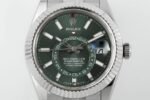Sky-Dweller 326934 904L SS ZF 1:1 Best Edition Green Dial on Jubilee Bracelet Asian 2824 - Image 2