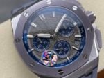 Royal Oak Offshore 43mm 26420 Ceramic Bezel RG APSF 1:1 Best Edition Grey Dial Grey Rubber Strap SA4401 Super Clone - Image 13
